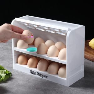 Creative Flip Egg Tray Multi-layer Egg Storage