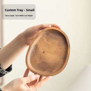 Walnut Wood Rectangular Tea Tray