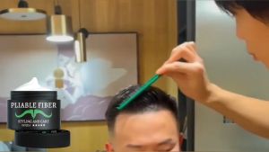 Ouhoe Mens Hair Styling Cream Moisturising Anti No Sticky Long Lasting 68g