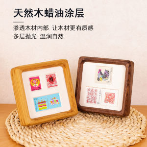 Simple Modern Wooden Picture Frame Display Stamp Show Photo Washing Train Ticket Album DIY Stand Artwork Frame Home Decor