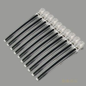 Professional Hairdressing Duckbill Clip Hair Salon Partition Crystal Traceless Clip Hair Cutting Clip Hair Stylist Haircut Special Hair Beauty Clip