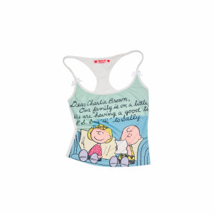 1JINN STUDIO | Snoopy Cartoon Print Close-fitting Sleeveless Top