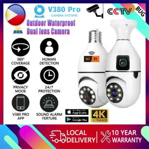 BUY 1 TAKE 1 Bulb CCTV Camera 4K Ultra HD WIFI Connect Surveillance 360° Motion Detection Two-Way Audio Night Vision Smart Home CCTV Security Camera