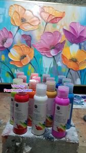 Cat Akrilik Primer Farrel: Paket 5 Warna untuk Lukis Kanvas & Mural