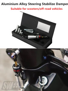 Motorcycle Adjustable Damper Steering Stabiliz Suitable For Scooters/Off-road Vehicles Yamaha Honda Kawasaki