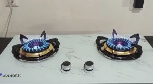 Kompor gas Tanam Sanex 2 Tungku Terbaruu Warna Hitam (SN-KT201K1) dan Warna Putih (SN-KT201K2) / KOMPOR TANAM SANEX 2 TUNGKU / KOMPOR TANAM KACA / KOMPOR ORIGINAL / KOMPOR TANAM / KOMPOR SET REGULATOR SELANG / KOMPOR PAKET KOMPLIT / KOMPOR MANUAL / ORI