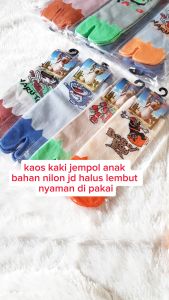 Kaos Kaki Jempol Anak Karakter Isi 6 Pasang