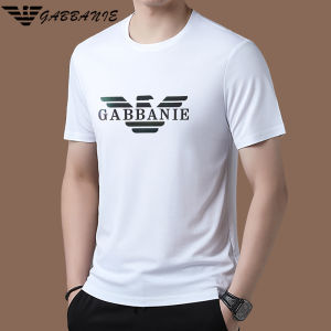 Áo Thun Nam Tay Ngắn Cao Cấp Bằng Lụa Tơ Tằm Mùa Hè Mới Thương Hiệu Hàng Đầu Tay Lửng Lạnh Chất Liệu Thường Ngày Thời Trang