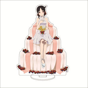 Bandai | 16CM Anime Kaguya-sama Cosplay Acrylic Hình Đứng Trang Trí Quà Tặng - Shinomiya Kaguya Miyuki Fujiwara Chika Sưu Tập Đế