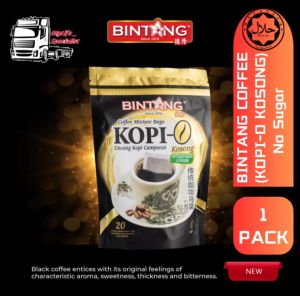 [ READY STOCK ] 🔥 MELAKA BINTANG KOPI - O ( KOSONG / NO SUGAR ) 1 Pack / Bag  X 20 Sachets