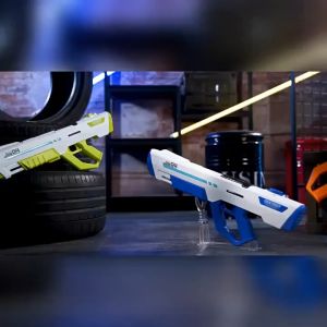 ปืนฉีดน้ำไฟฟ้า ปืนฉีดน้ำ ของเล่นปืน ปืนฉีดน้ำของเล่น ดูดซับน้ำอัตโนมัติ ปืนฉีดน้ำเด็ก การต่อสู้ทางน้ำ ยิงระยะไกลสุดยอด