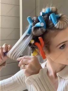 Bàn Chải Tóc Xoăn Ngủ Không Làm Hỏng Tóc Bông Sóng Lớn Không Cần Ủi Thiết Bị Tạo Kiểu Tóc Dụng Cụ Vệ Sinh Cá Nhân