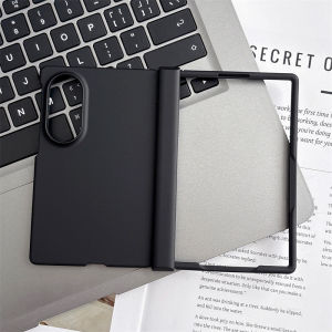 3 in 1 Hinge Protection Solid Color Case For Samsung Galaxy Z Fold 8 Ultra 7 6 5 4 3 Z Fold8 Slim Shockproof Hard PC Matte Cover