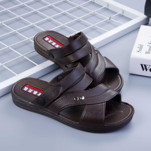 Mens Summer Rubber Sole Slip-Resistant Sandals