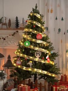 4M/10M LED Christmas Ribbon Fairy String Bows Lights Waterproof for Party Weddings Xmas Tree Decor