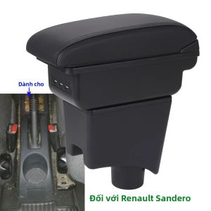 Hộp Để Tay Renault Sandero Dacia Sandero Nissan Almera G15 Chất Liệu Da/nhựa ABS Hộp Đựng Đồ Ô Tô Tựa Tay Cho Lada LARGUS