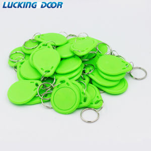 100pc/lot 125khz RFID Keychain NO3 ID Keyfob RFID Tag TK4100 Access Control Card Proximity Token Contactless Access Control Card
