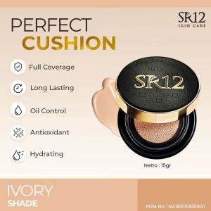CUSHION SR12 GLOWING TAHAN LAMA BEDAK CUSHION SR12 TAHAN LAMA PALING LARIS PERFECT CUSHION NATURAL SR12 PERFECT CUSHION IVORY SR12 PERFECT CUSHION BPOM SKINCARE SR12 BPOM