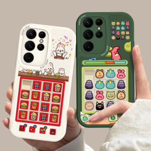 Creative Puzzle Design Silicone Phone Case for Samsung S25 Full Cover Protection Cute Cartoon Style Shockproof Ultra Soft Silicone