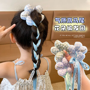 Cute Flower Hair Ties for Girls Childrens Hair Accessories Korean Style Hair Bands Hair Bands for Little Girls Hair Ornaments