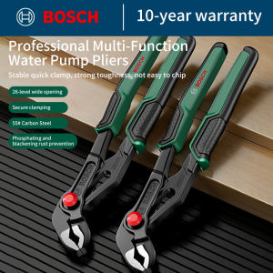 Bosch | BOSCH 10-Inch Water Pump PliersHigh Carbon Steelwith Quick Adjustment Jaws and Anti Slip HandleManual Tools