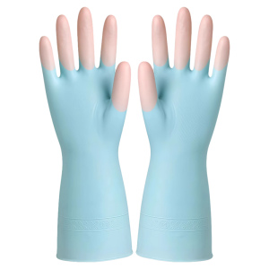 Durable Soft Latex Gloves Waterproof Oily Protection Kitchen