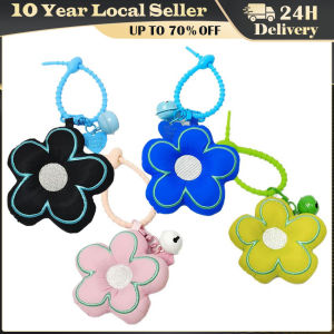 Dopamine Flower Bag Pendant Cloth Acrylic Chain Fresh Backpack Decoration Bag Charms Korean Style Floral Lanyard Children Creative Fabric Flower Keyring Flowers Keychain Soft Cotton Jewelry Lanyard Key Chain Bag Ornaments Flower Bag Pendant