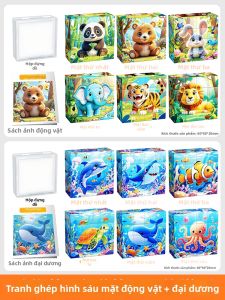 TONGMUXING | Đồ Chơi Ghép Hình 3D Từ Tính Giáo Dục