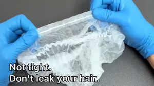 🎉[Msia Stock][100Pcs/50Pcs] Premium Double Layer Disposable Hair Net Head Cover Shower Cap Salon Penutup Kepala 浴帽