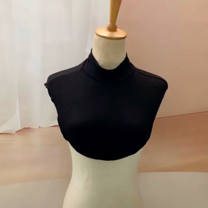 Modal Fabric Solid Color Fake Collar Inner for Muslim Women Half Cover High Cover Breathable Neck Collar Cover Inners