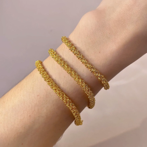 Weng Kwong 916 Gold Adjustable Corn Bracelet 3B0912