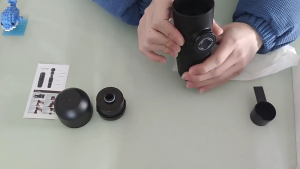 Mozeeda Mini Handheld Portable Espresso Machine Coffee Grinder Powder