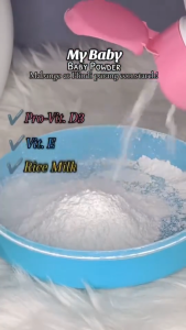 MY BABY POWDER Buy1 Take1 Pink 90gram + Extra 25% Nourish Smooth Protect Fresh with Aromatherapy