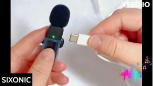 FAST DELIVERY Mic Mikrofon Wireless Tanpa Kabel Clip On Jepit Vlog Suara Super Jernih 2 Pcs 3.5mm