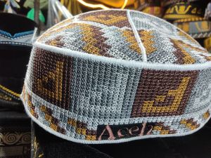 PECI KHAS ACEH/KUPIAH MERKETOP ACEH MOTIF PAKISTAN