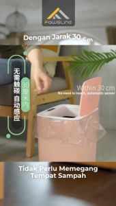 Tempat Sampah Pintar Sensor Gerak 14 Liter