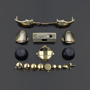 Chrome Full Set Mod Kit for Xbox Series S/X Controller - LB RB RT LT ABXY D-Pad Bumper Trigger Buttons Upgrade