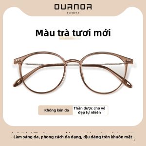 OURNOR | Kính Cận Cho Phụ Nữ Màu Trà Sáng Khung Mảnh