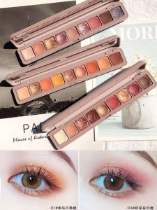 Laisly Flower Girl อายแชโดว์กันน้ํากันเหงื่อติดทนนานสําหรับผู้หญิงที่มี 8+ สีแบบพกพาและใช้งานง่าย