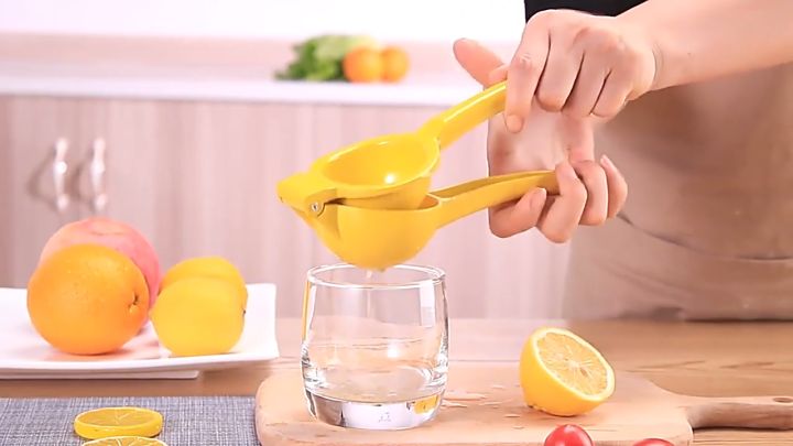 Lemon Squeezer Hand Press Juicer Metal Manual Mini Blender