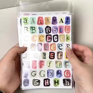 Magazine Letter Stickers for Scrapbook Album Vintage Ransom Alphabet Stickers Journaling Scrapbook Decor Supplies 500-1000+pcs