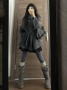 SUSIEYUAN | Stylish Thick Waist-cinching Coats