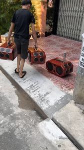 Loa Xách Tay Full Gỗ sang trọng MTMAX K421 Công Suất 300W Hệ Thống 12 Loa Bass Đôi 20 Âm Thanh Sống Động Kèm 2 Micro Không Dây Cao Cấp