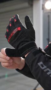 Full Finger Motorcycle Gloves Touch Screen Anti-slip Hard Shell Protective Breathable Gloves For Men Women Motorbike Racing Cycl