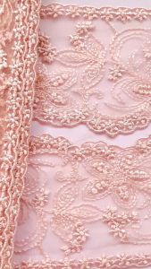 Renda Bordir Gipper Besar Mix Tulle Terbaru Renda Pinggiran Mewah Harga Grosir Termurah