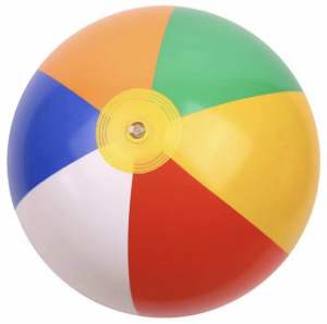 22cm Light Up Colorful Inflatable Beach Ball Balloons Pool Play Party Water Games Balloons Beach Sports Balls Kids Toys