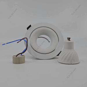 TLG AeroTilt GU10 Adjustable Downlight Holder Living room BTO Warm white Cool white Daylight