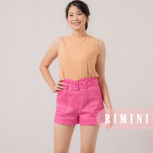 RIMINI - Celana Pendek Wanita Polos A-Line Belted Size XS-XL - Waverlly 85627