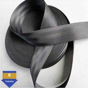 Durable Black Nylon Strapping 5cm