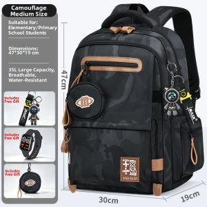 MIBI BEAR | Ergonomic Lightweight Large Capacity Student Backpack